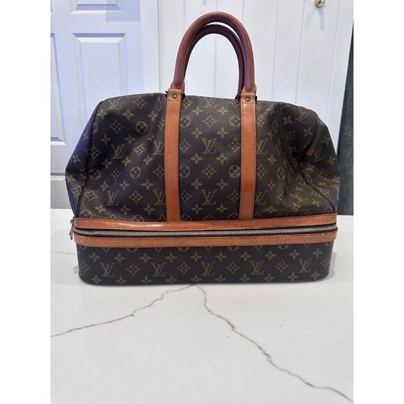 VINTAGE LOUIS VUITTON TRAVEL BAG RARE OVERNIGHT HANDBAG - Picture 1 of 16